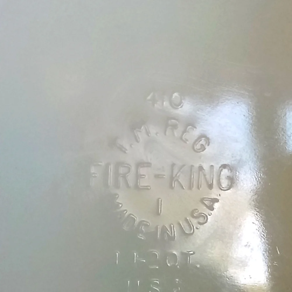 Vintage Fire-King casserole